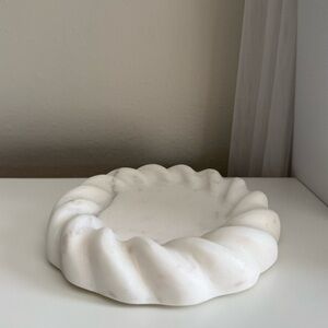 Anthropologie White Marble Decorative Tray